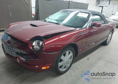 2004 Ford Thunderbird z USA, uszkodzony, nr VIN 1FAHP60AX4Y104924